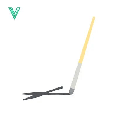 Artistic Brush and Scissors Shadow Play