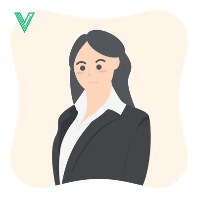 Professional Businesswoman in a Black Suit and White Blouse