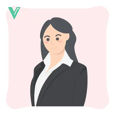 Professional Woman in Business Suit Illustration