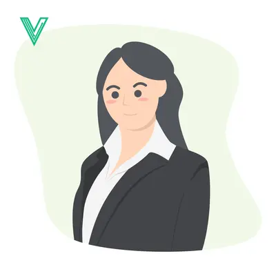 Professional Businesswoman in a Black Suit and White Blouse