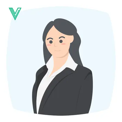 Professional Businesswoman in a Black Suit and White Blouse