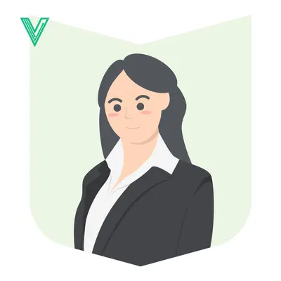 Professional Woman in Business Suit Illustration