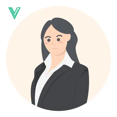 Professional Woman in Business Suit Illustration