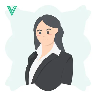 Professional Businesswoman in a Black Suit and White Shirt