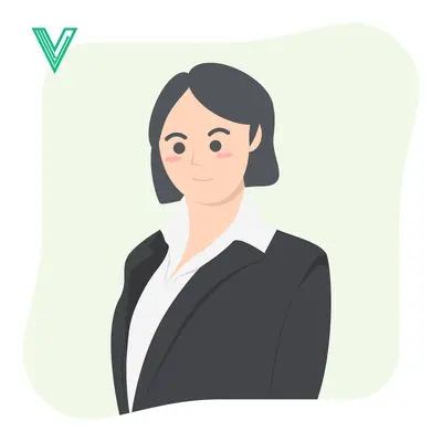 Professional Woman in Business Suit Confidently Posed