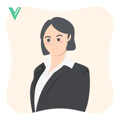 Professional Woman in Business Suit Illustration