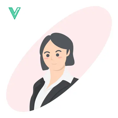 Professional Woman in Business Attire Minimalist Illustration
