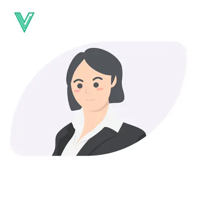 Professional Woman in Business Attire Minimalist Illustration
