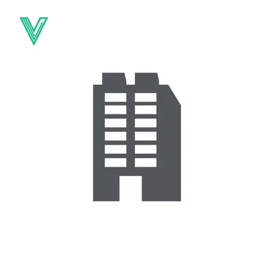 Modern Skyscraper Icon Minimalist Design