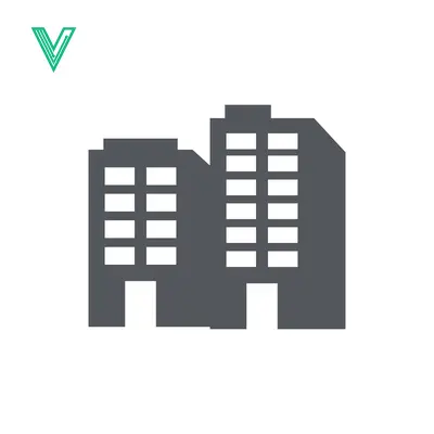 Modern Office Buildings Icon