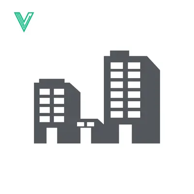 Modern Office Buildings Icon