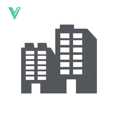 Modern Office Buildings Icon