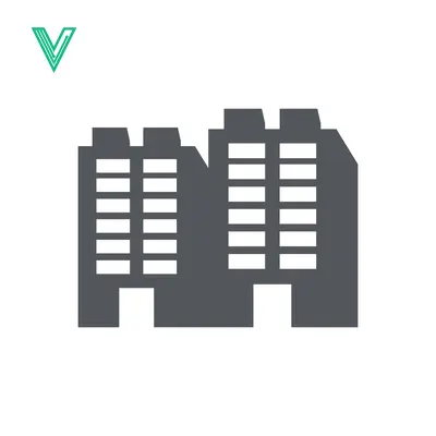 Modern Apartment Buildings Icon