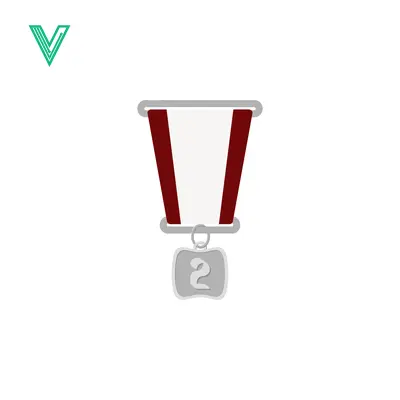 Silver Medal for Second Place Award
