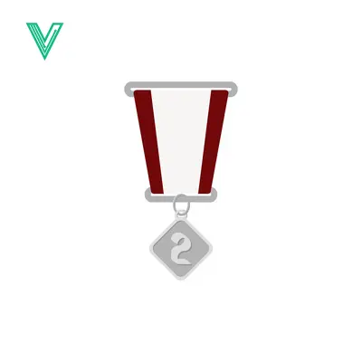 Silver Medal for Second Place Award
