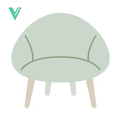 Minimalist Armchair with Light Wood Legs