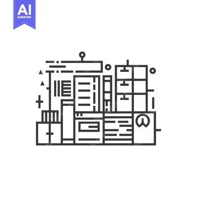 Aset premium populer: Abstract Geometric Design with  Geometric Shapes and Lines