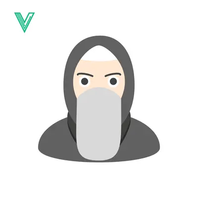Unduh Anonymous Person Wearing a Hoodie and Face Mask Vector Graphic