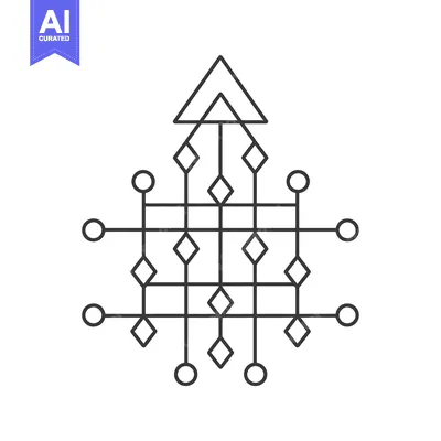Popular premium asset: Abstract Geometric Design with Triangles, Diamonds, and Circles