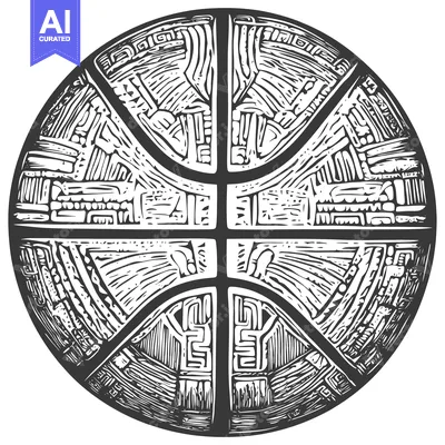 Popular premium asset: Abstract Geometric Patterned Circle in Black and White