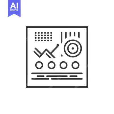 Aset premium populer: Abstract Geometric Pattern in a Square Frame
