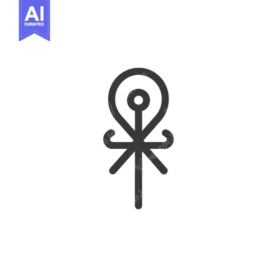 Popular premium asset: Abstract Geometric Symbol with a Circle and Lines