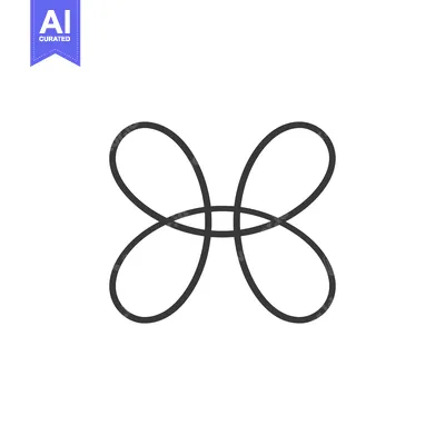 Aset premium populer: Abstract Interlocking Oval Design