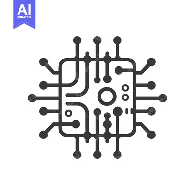 Popular premium asset: Abstract  representation of a computer chip with multiple connections