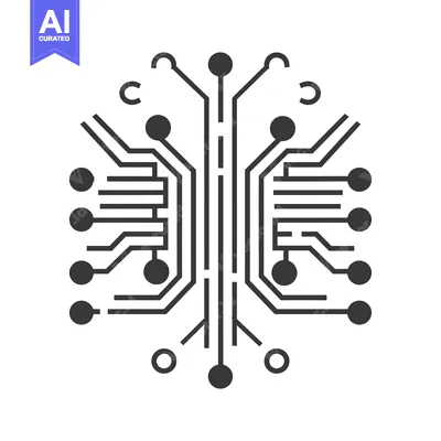 Premium design asset: Abstract Schematic Representation of a Circuit Board