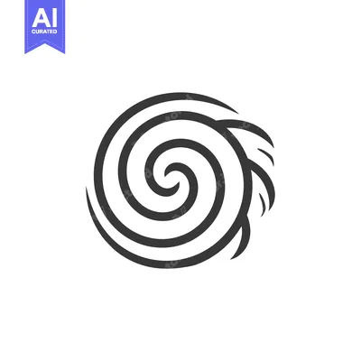 Popular premium asset: Abstract swirling lines forming a spiral design