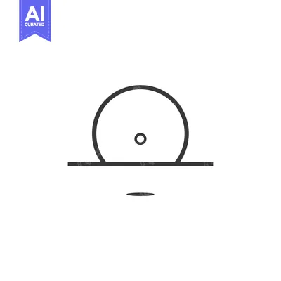 Aset premium populer: Abstract Symbol with Circle, Line, and Dot