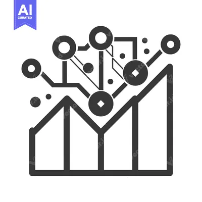 Popular premium asset: Abstract Technology Diagram with Connected Circles and Bar Graph