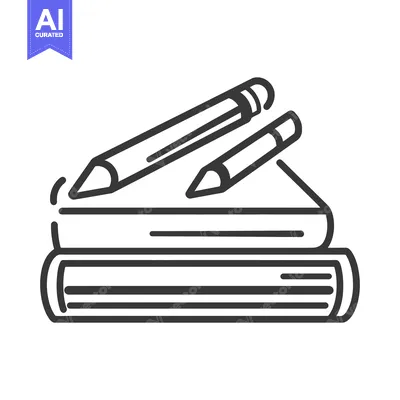 Popular premium asset: Two Pencils Rest On Top Of A Stack Of Books