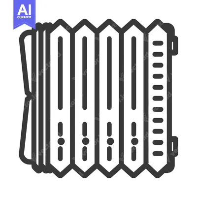 Popular premium asset: A vector line art illustration depicting a radiator heater