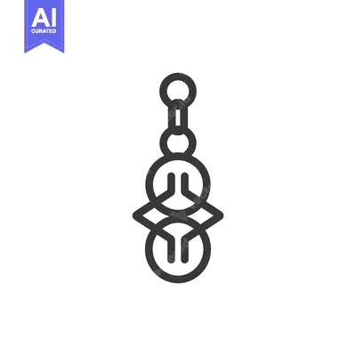 Popular premium asset: A chain with three interconnected rings, a single ring at the top