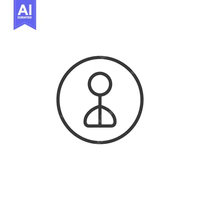 Aset premium populer: A Circle Enclosing a Stick Figure of a Person