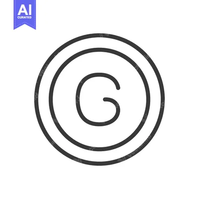 A Circle with a Single Line Curving in on Itself to Form the Letter C