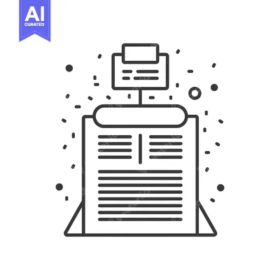 Aset desain premium: A Clipboard with a Top Section Containing Lines