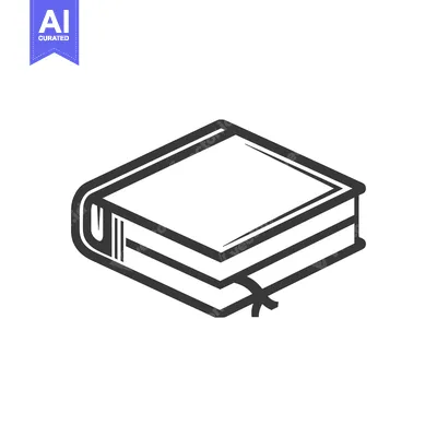 A Closed Book with a Bookmark and a Spine