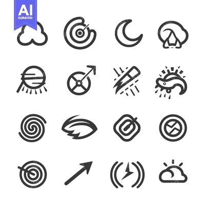 Popular premium asset: A Collection of 16 Abstract Line Art Icons