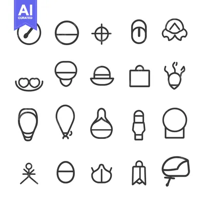 Premium design asset: A Collection of 20 Unique Line Icons