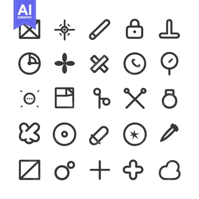 Popular premium asset: A Collection of 25 Simple Line Icons for User Interface Design