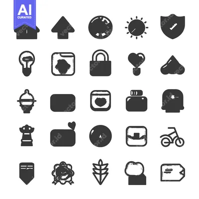Premium design asset: A Collection of 28 Miscellaneous Silhouette Icons