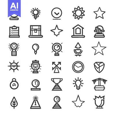 Premium design asset: A Collection of 30 Line Icons for Various Concepts