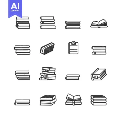 A Collection of Book and Literature Icons