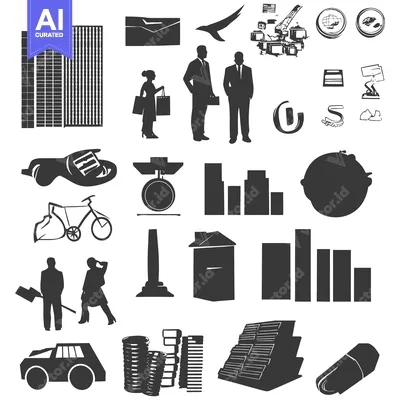 Premium design asset: A Collection of City Life Silhouettes