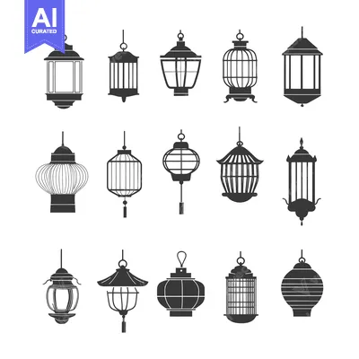 A Collection of Diverse Hanging Lanterns