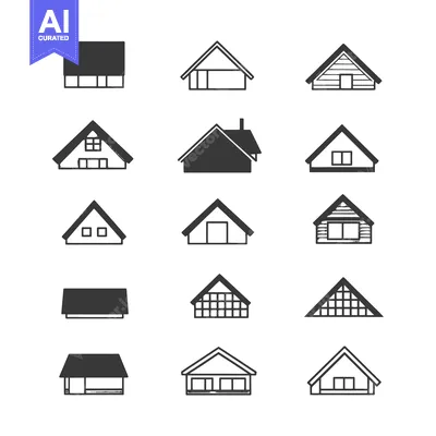 Popular premium asset: A Collection of Hand-Drawn House Icons in Various Styles