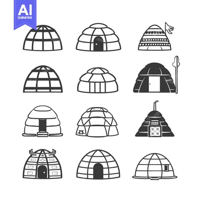 Popular premium asset: A Collection of Igloo and Tent Icons