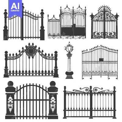 A Collection of Ornate Metal Gates and Fence Designs